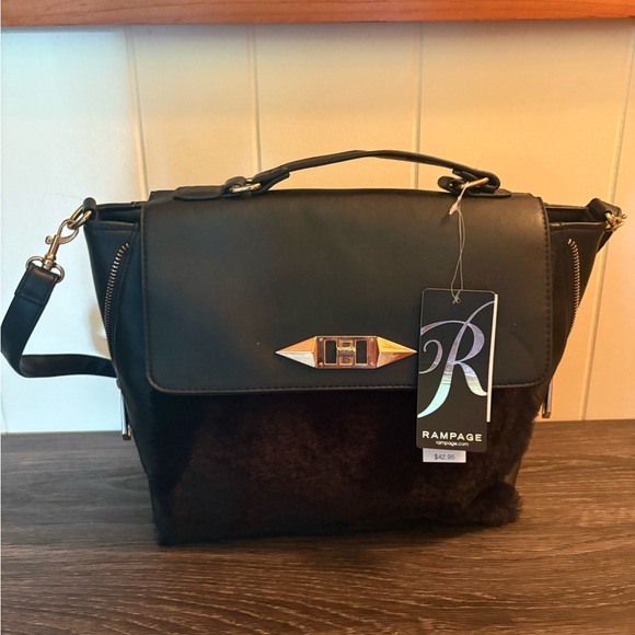 Black Convertable Hand Bag - Picture 7 of 7